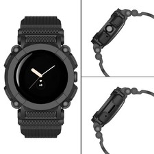 360° Silicone Watch Protective Case Strap Band Cover Bracelet for Google Pixel