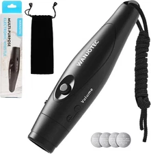 Electronic Whistle, Battery Operated Whistle Adjustable 3 Different Black 