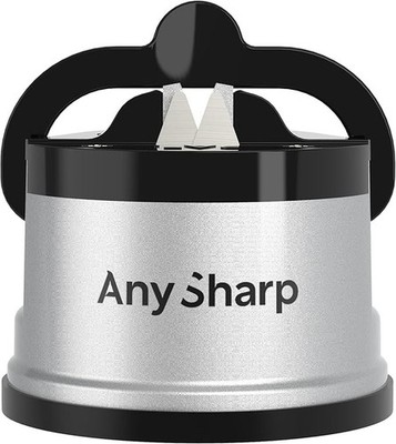 AnySharp Pro Weltbester Messerschärfer, mit PowerGrip - Edelstahl