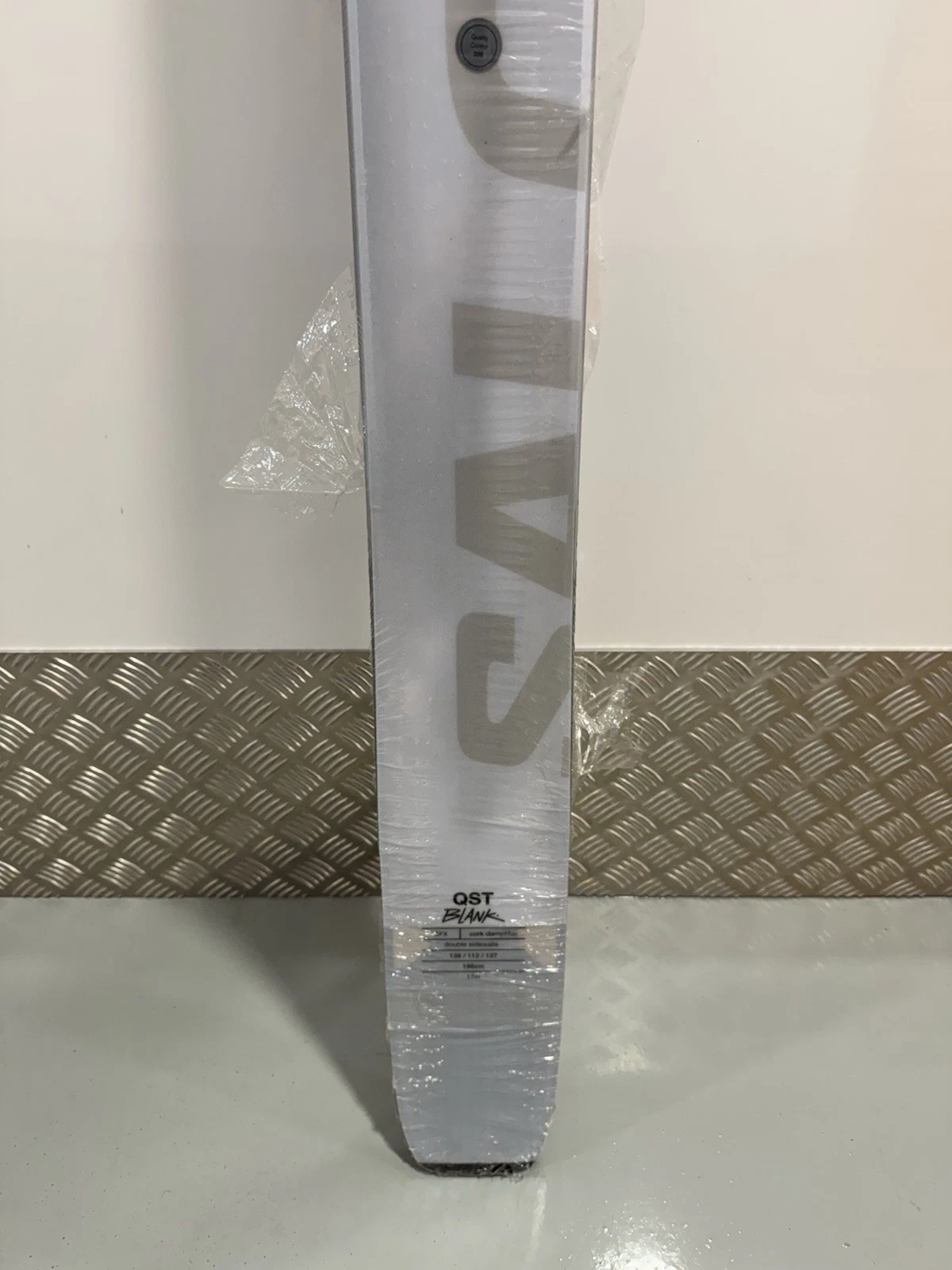 Salomon N QST Blank Illusion Freeride Skis Blue / Pastel Neon B3 186cm Brand New 4