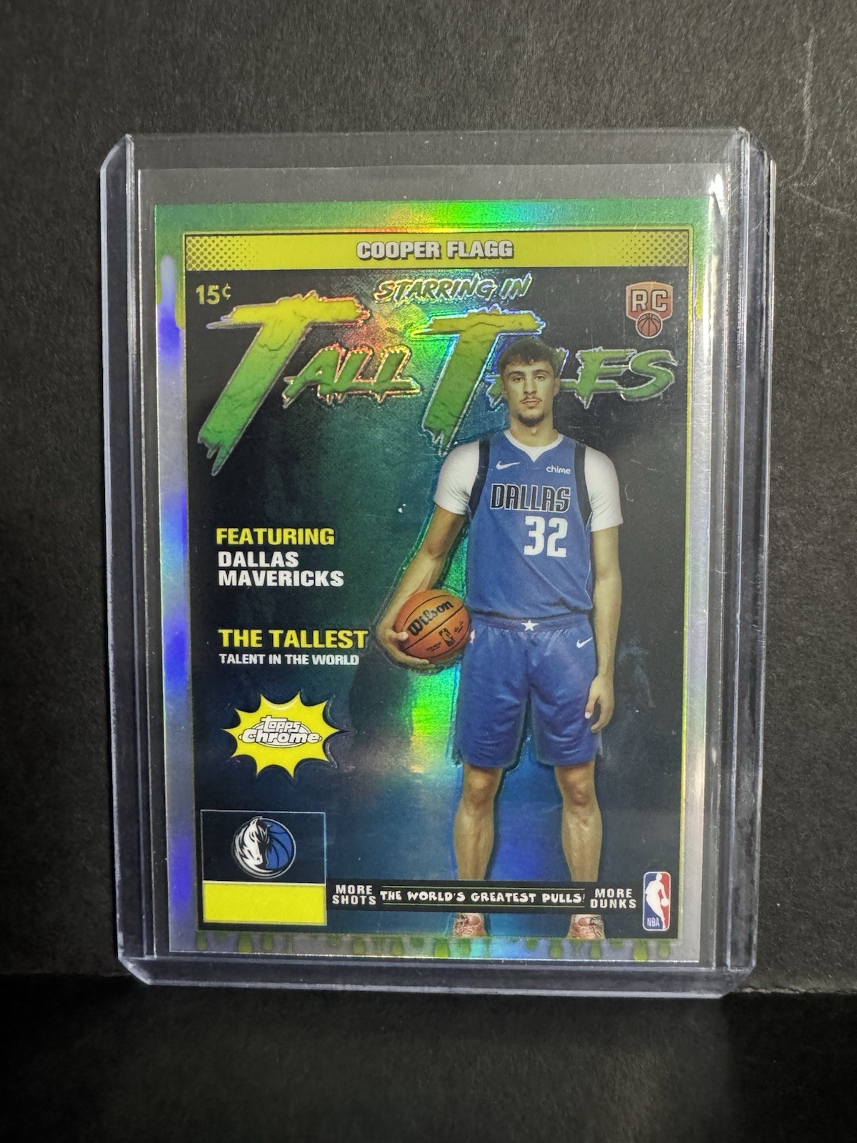 2025-26 Topps Chrome - Tall Tales Cooper Flagg #TT-16 Refractor (RC)