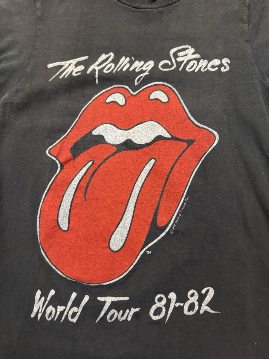 Vintage ROLLING STONES 1981-1982 World Tour Concert Rock 80s Vintage ROLLING STONES 1981-1982 World Tour Concert Rock 80s