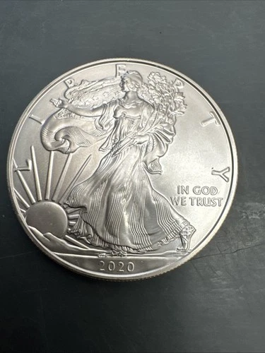2020 Silver American Eagle BU 1 Coin 1 Oz  In stock Now