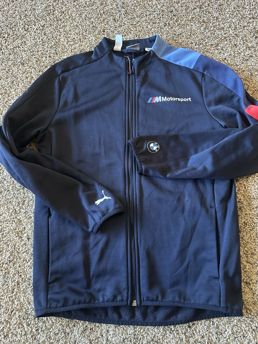 Puma BMW M Motorsport Track Jacket Mens Sm Blue Full Zip Racing | eBay