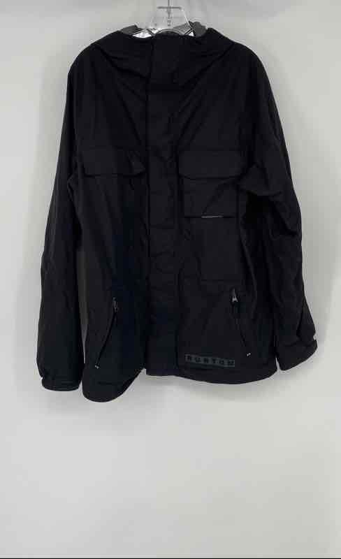 Burton Womens Black Long Sleeve Hooded Snowboarding Ski Jacket