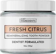 Remineralizing Tooth Powder – Fluoride-Free Oral Care – 1 Ounce (Pack of 1) 