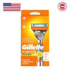 Gillette Fusion5 Power Razor for Men, 1 Power Razor Handle + 1 Blade Refill