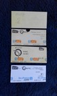 4 Tickets transport Paris banlieue métro bus RATP SNCF plein tarif usagés