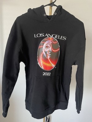 Weeknd After Hours Til Dawn LA 2022 Tour Hoodie Black Fleece Graphic Print M 