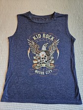 KID ROCK Detroit Michigan Motor City Men's Sleeveless T-shirt Size M