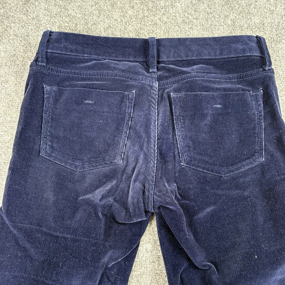 Banana Republic Corduroy Pants Women 25 Classic Navy Bootcut Y2K Preppy Coastal - Image 4 of 4