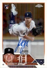 Garrett Hill 2023 Topps Chrome Update On Card Auto RC #RA-GH