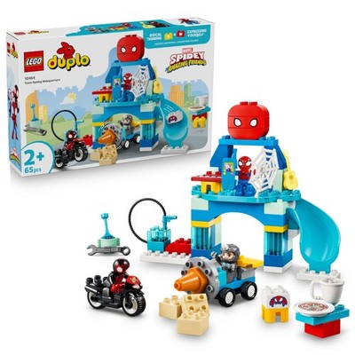 LEGO DUPLO | Marvel 10464 Team Spideys Hauptquartier, Bauspielzeug für Superh...