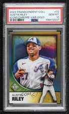 2023 Transcendent Collection Icons Chrome 8/10 Austin Riley PSA 10 GEM MT tk9