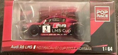 Pop Race Audi R8 LMS NO.1 MACAU GT CUP 2013 E. MORTARA PR64-R8UL