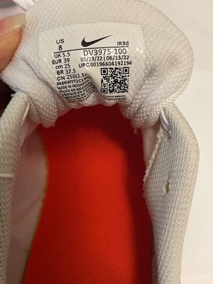 Nike Women's Running Shoes White/Red Size US 8,W48