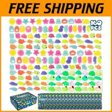 Pack of 160 Mochi Squishy Toys for Kids Party Favors