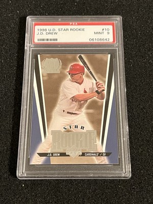 JD Drew 1999 Upper Deck Star Rookie Card #10 PSA 9 Cardinals | eBay