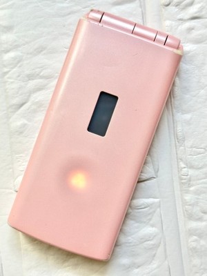 Fujitsu F-08B Pink Docomo FOMA Japanese Flip phone Keitai Garakei Retro