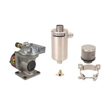 12 Volt Electric Vacuum Pump And Moroso 85465 Vacuum Pump Breather Tank