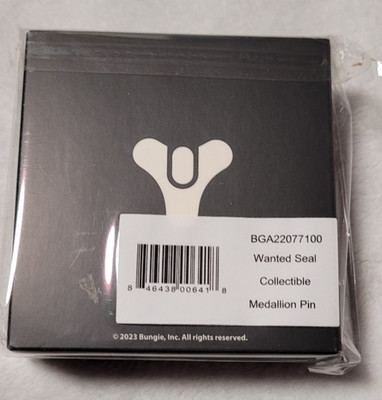 Destiny 2 Siegel Wanted Bungie Sammlung selten Rewards sealed pin Title OVP New