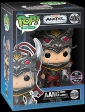 Avatar Legends Series Digital Metallic Aang With Armor Funko Pop #406