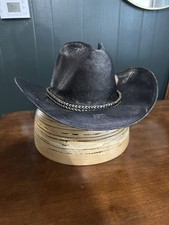 Stetson 7X Genuine Shantung, Cowboy Hat Size 6 3/4 Aged Vintage    