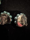 Vintage Green Double Necklace With Clip On Earrings — photo 3