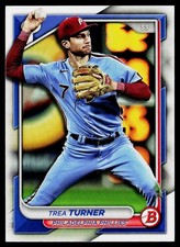 Trea Turner 2024 Bowman #4 Philadelphia Phillies