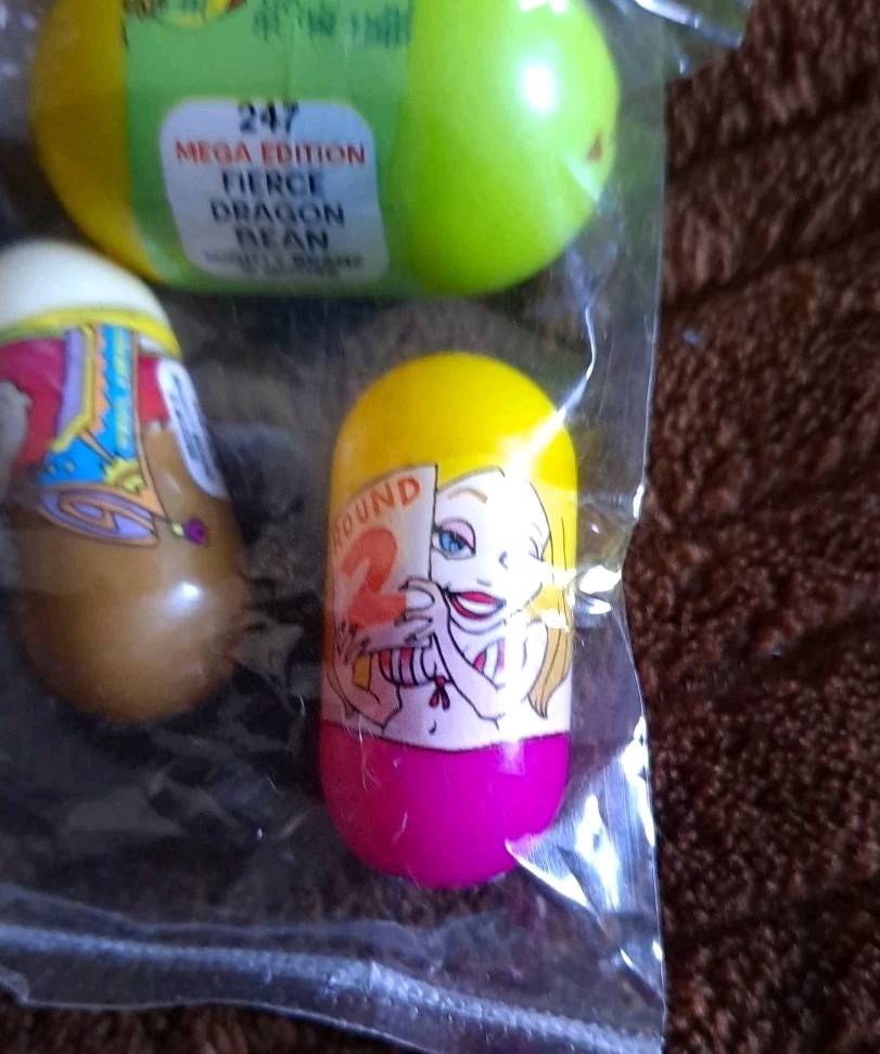 Mighty Beanz Series 4 Mega Edition  FIERCE DRAGON BEAN (247) 2003 New Plus 2