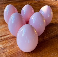 6 Vintage Retro Thermo-Eierbecher Eierwärmer mit Styropor-Einsatz rosa