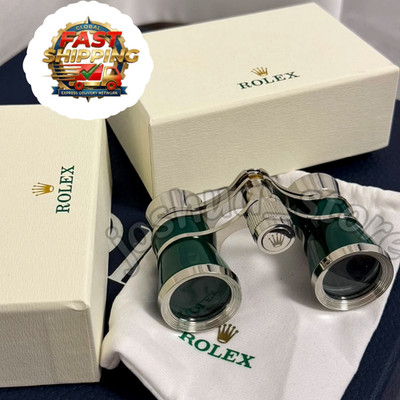 Rare Rolex Green Opera Binoculars VIP Gift Set Luxury Theater Glasses Offer Now