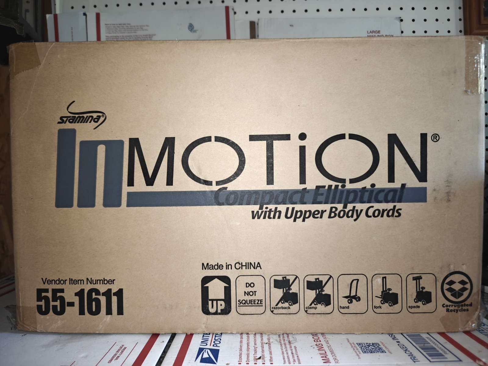 Stamina Inmotion Compact Elliptical With Upper Body Cords 55-1611 New Open Box