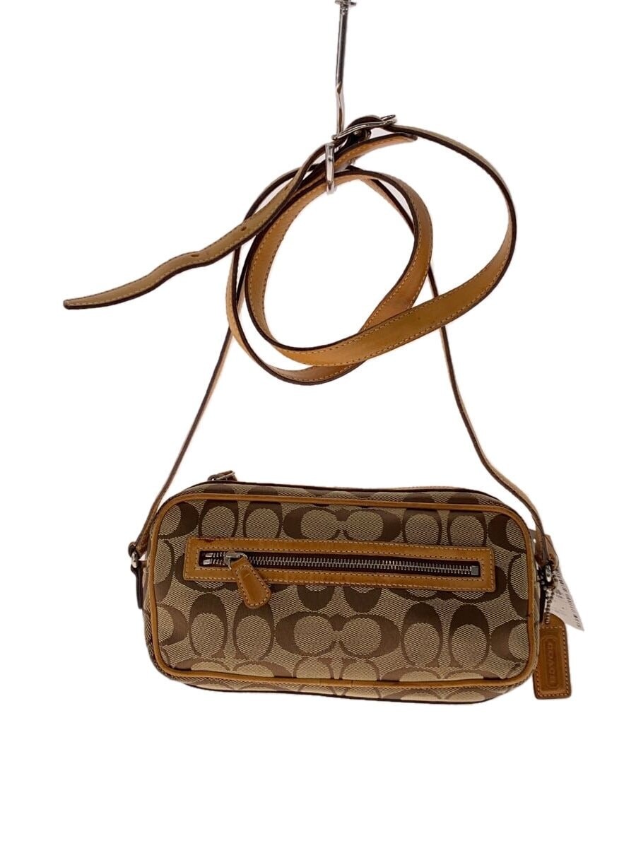 COACH Canvas Shoulder Bag with CML All-Over Pattern 6616