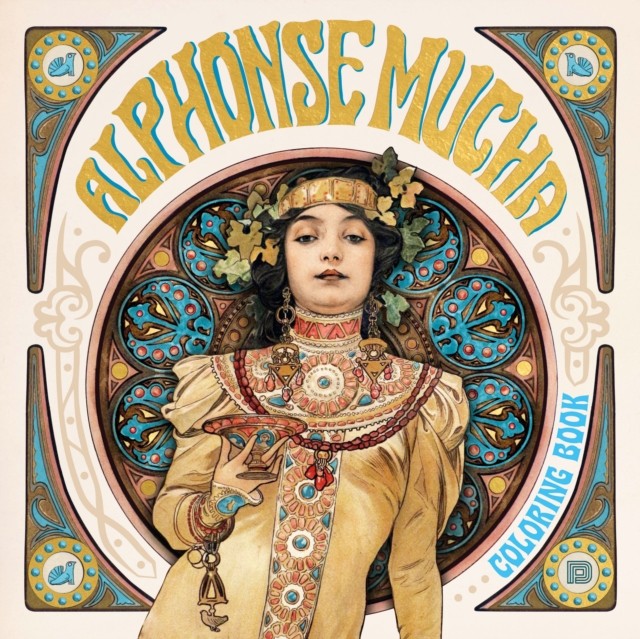 Alphonse Mucha Coloring Book (Paperback Book)