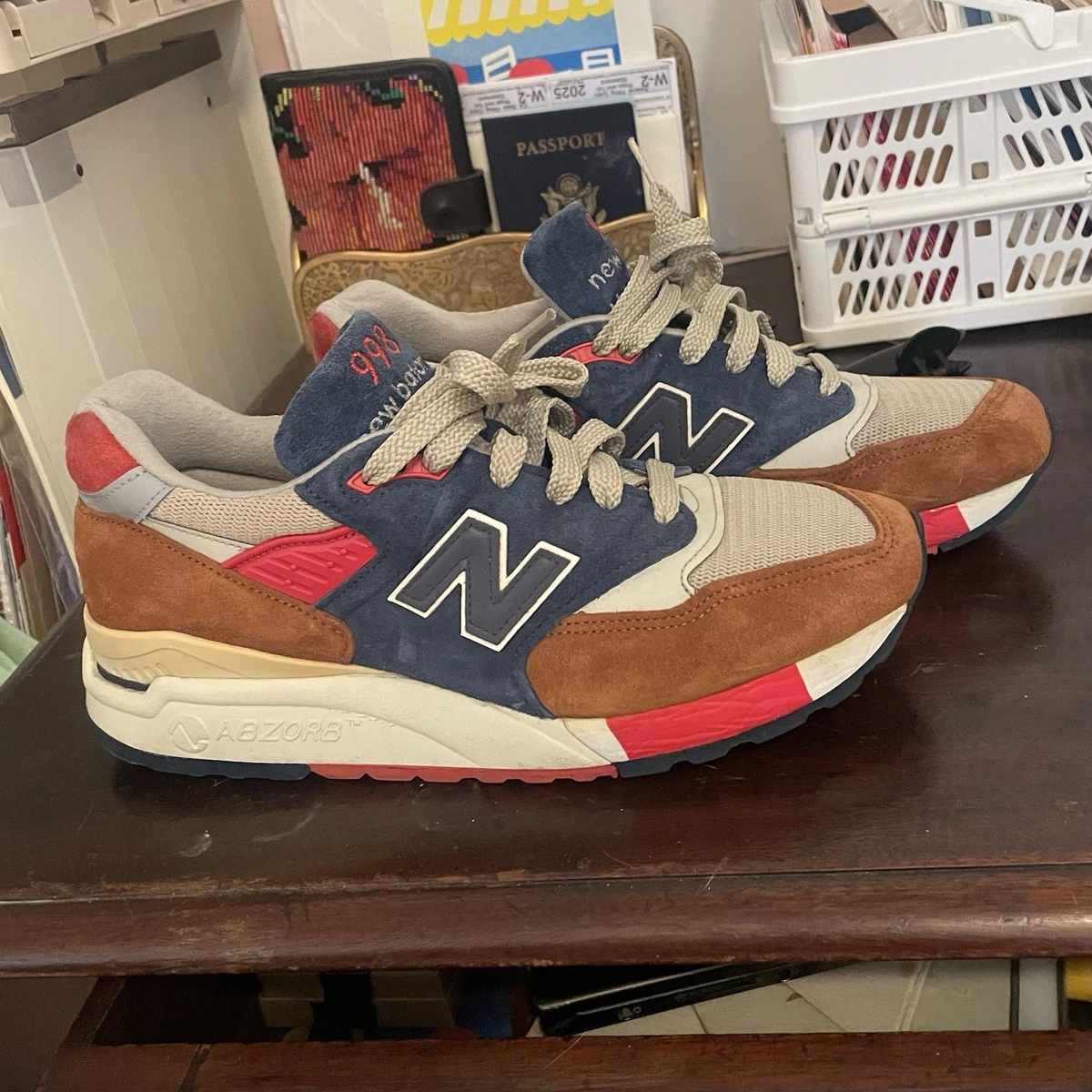 New Balance J. Crew x 998 Made in USA Hilltop Blues for Sale