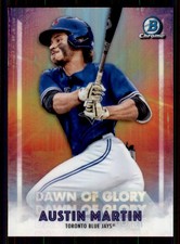 2021 Bowman Chrome #DOG-13 Austin Martin Dawn of Glory Toronto Blue Jays