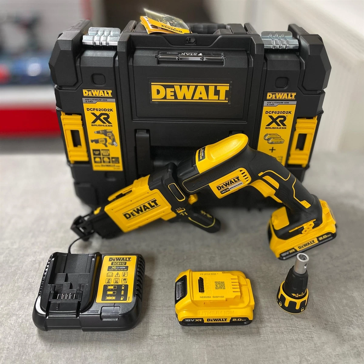Dewalt dcf620d2 online cordless screw gun