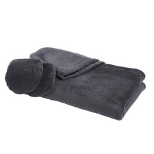 Plaid à capuche tout doux 115 x 165 cm