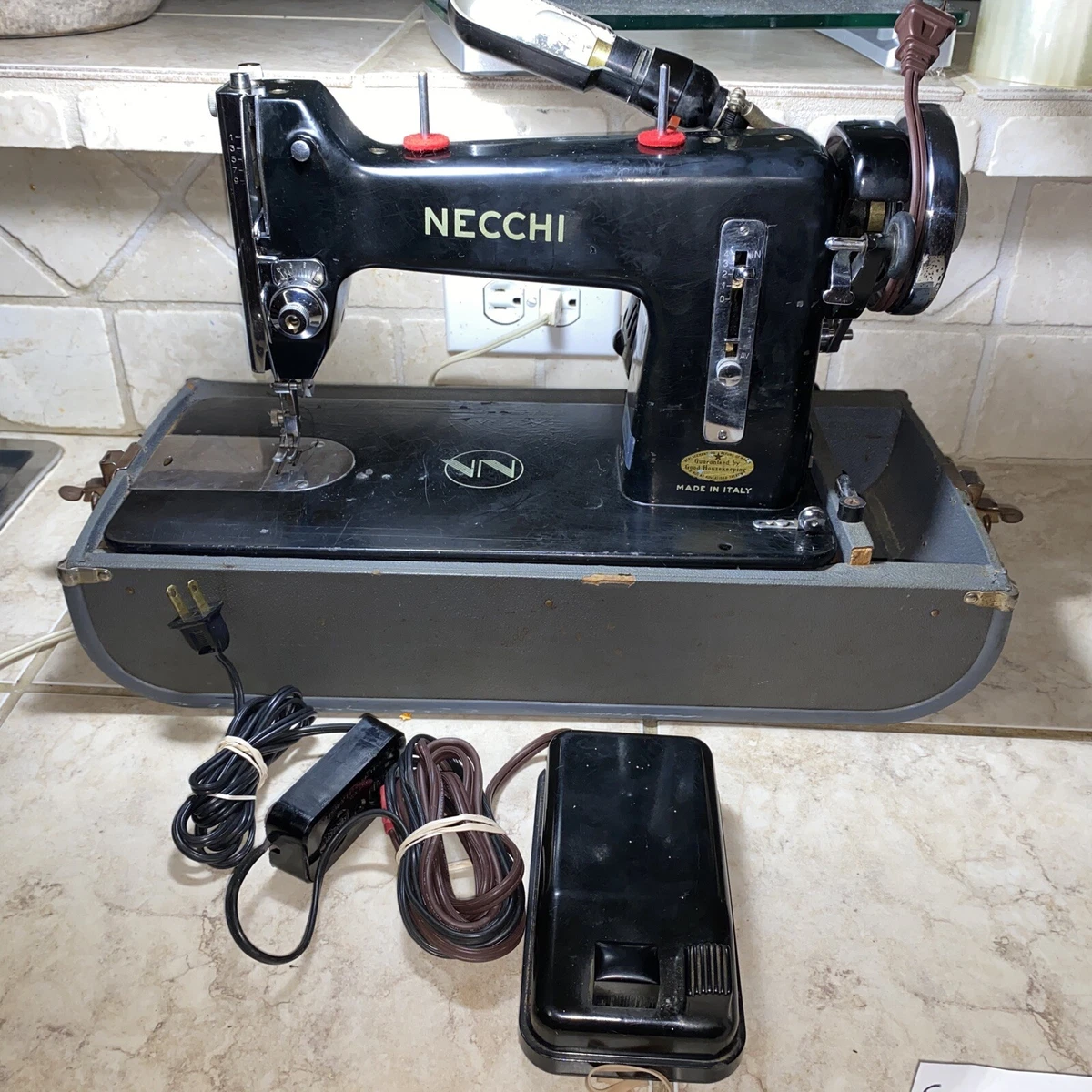 Vintage Necchi BF Sewing Machine