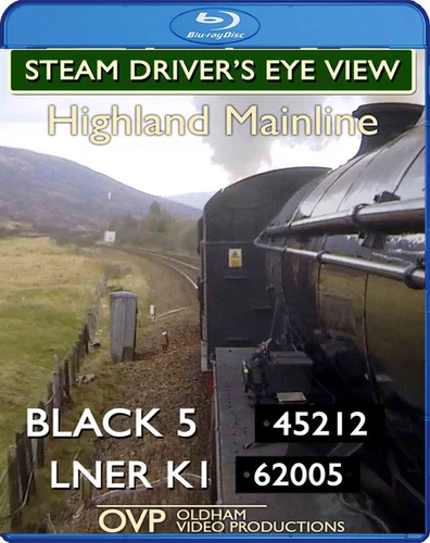 Steam Driver's Eye View - Highland Mainline (Inverness- Aviemore- Perth) Blu-ray