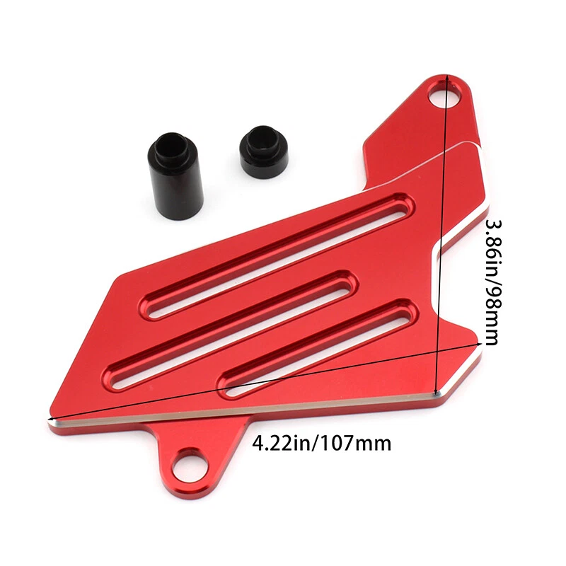 Protector de cubierta de cadena de piñón delantero CNC rojo apto para Honda CRF250L CRF250M 2012-2019 Foto 3 de 4
