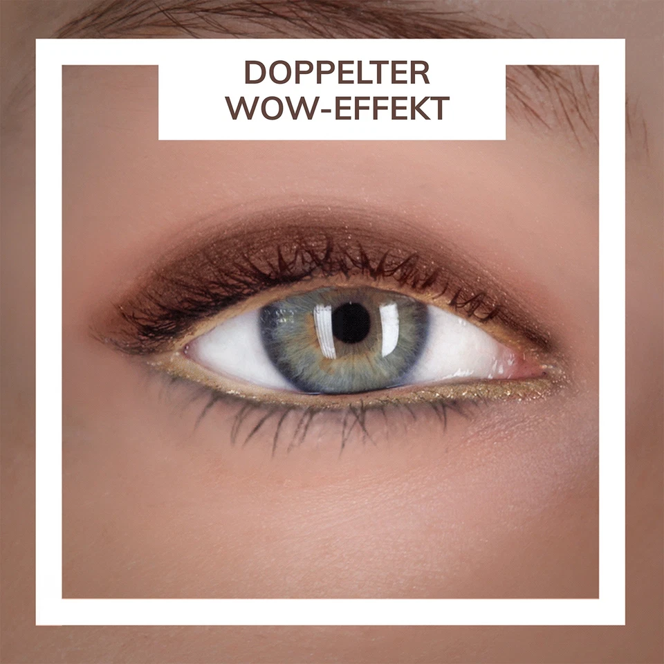 Eyemazing Double Effect Eyeshadow & Liner – Brauner 2-in-1 Lidschatten & Eyel... - Bild 3 von 4