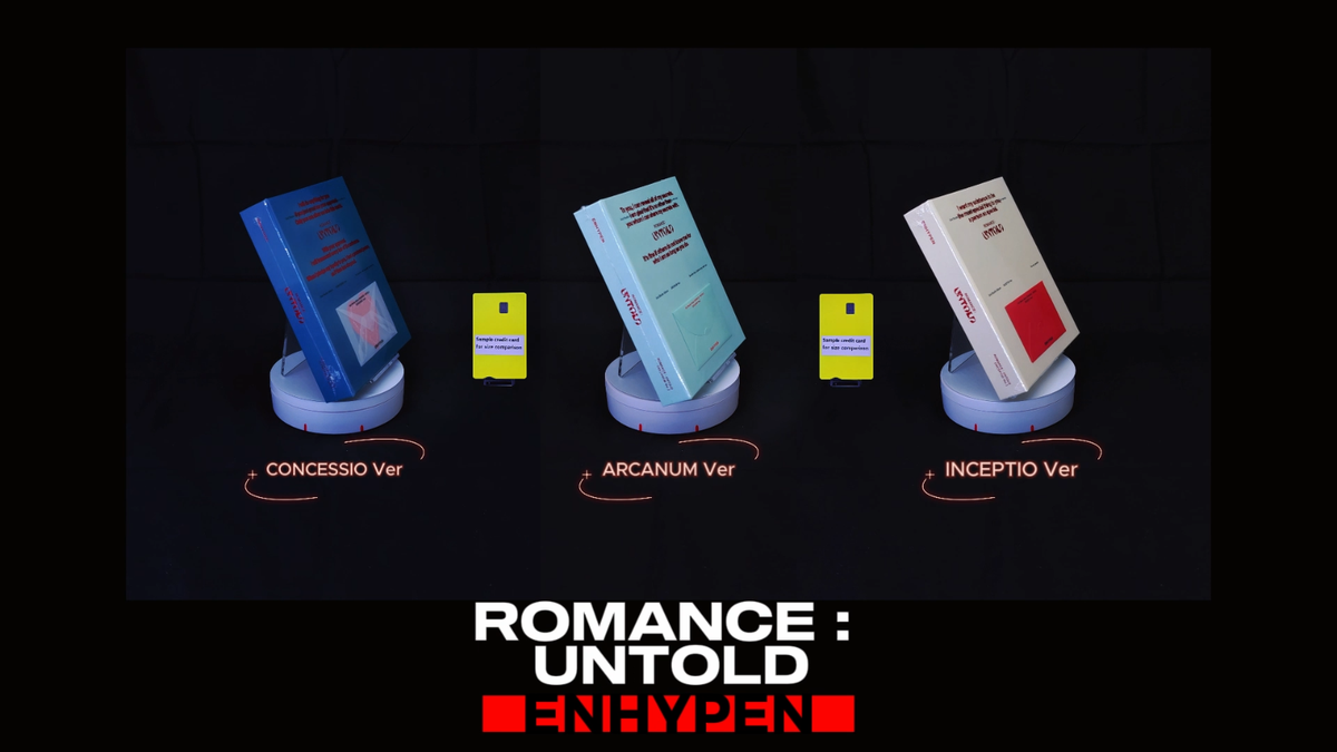 ENHYPEN ROMANCE : UNTOLD 2nd Album 3 Ver SET/3CD+3Photo Book+9Card