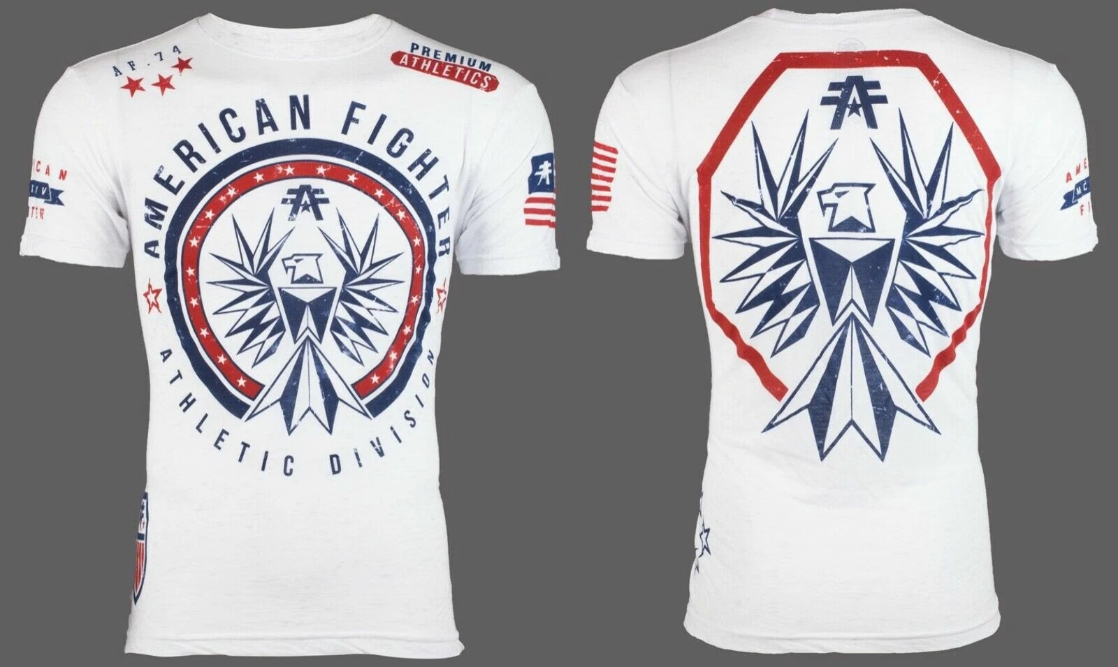 AMERICAN FIGHTER Somerset White Athletic Mens Crewneck T-shirt L-3XL NWT
Opens in a new window or ta