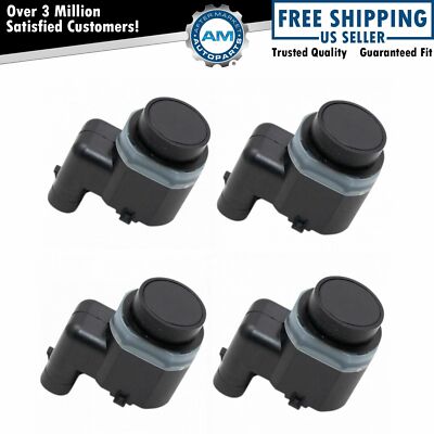 4 Piece Front Rear Bumper Parking Assist Sensor Kit for Volvo Audi Porsche New