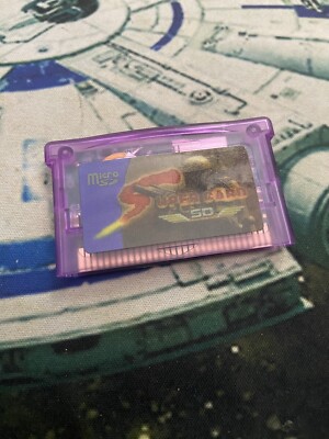 Nintendo GBA Super Card Cartridge with 2GB SD Card and Case