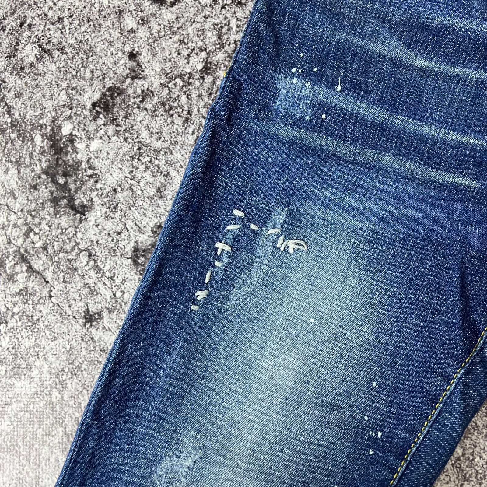 Pantalone Jeans Dsquared2 Made in Italy Blu Taglia 44