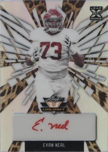 2022 Leaf Valiant Evan Neal #BA-EN1