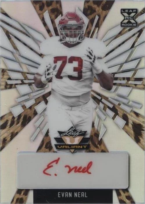 2022 Leaf Valiant Evan Neal #BA-EN1